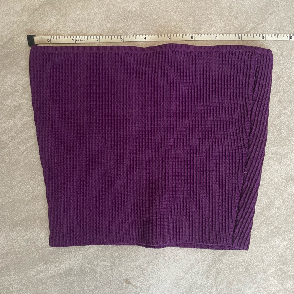 Aritzia Babaton Sculpt Rib-Knit Tight Fit Cropped Tube Top Size XS